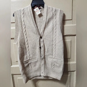 Adams Row Vintage Men's Shetland Wool Blend Grandpa Vest